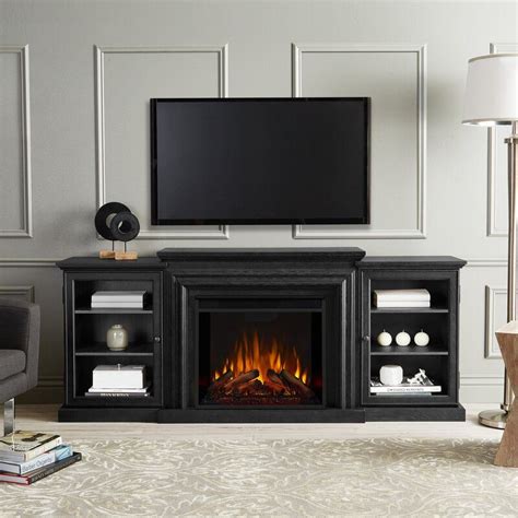 Frederick TV Stand For TVs Up To 78 With Electric Fireplace Included