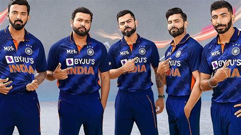 Billion Cheers Jersey Bcci Unveils Team Indias New Kit For T20 World