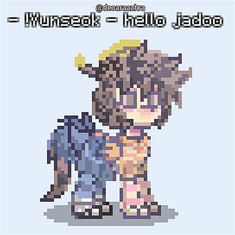 🙎 Yunseok Hello Jadoo Pony Town Skin Ideascosplay Ilustrasi