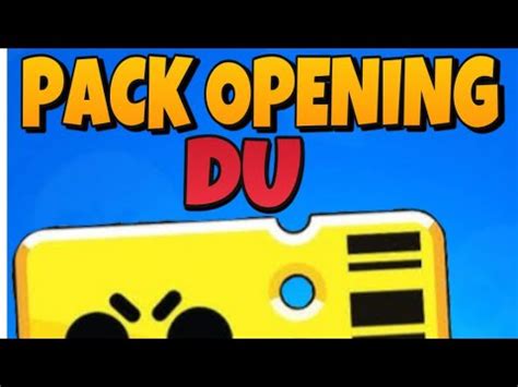 Je Fais Un Mega Pack Opening Brawl Stars Youtube