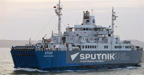 Kerch Strait Ferry Crossing Sputnik Mediabank