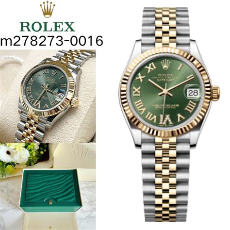 Jual Rolex M278273 0016 Model Wanita 31MM Asli Emas 18K Tali Gesper