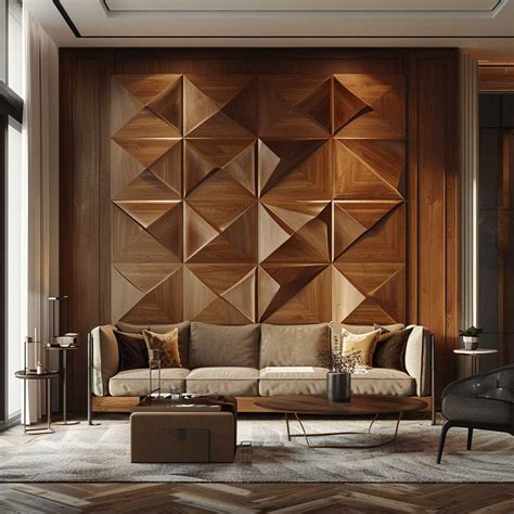 Wooden Wall Paneling Designs With Elegant Art Deco Flair K