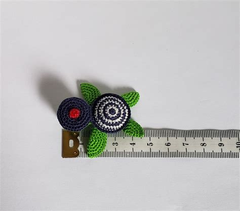 Tortue De Mer Miniature Petit Marin Amigurumi Avec Attache Pour Porte