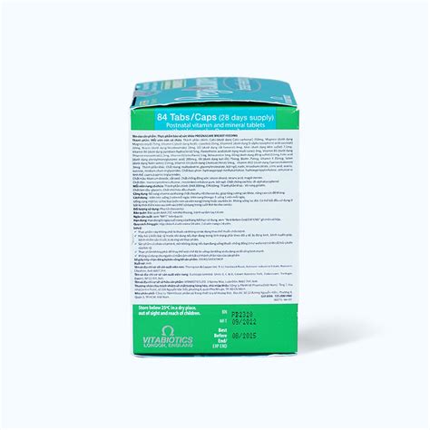 Vi N U Ng Vitabiotics Pregnacare Breast Feeding B Sung Vitamin Cho Ph