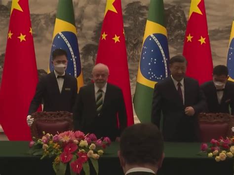 Lula E Xi Jinping Assinam Acordos Entre Os Governos Do Brasil E Da China