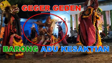 Geger Geden Perang Barong Adu Kesaktian Kuda Lumping Jaran Kepang