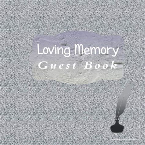 Loving Memory Guest Book Celebration Of A Life Guest Book For A Wake