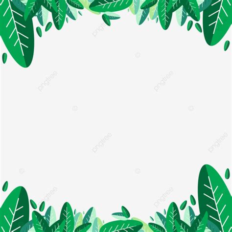 Leaf Border Vector, Leaf, Borders, Vector PNG and Vector with ...
