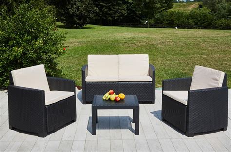 Set Salon Dext Rieur Dmasucc Salon De Jardin Compos De Fauteuils