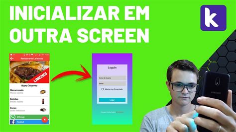 Como Inicializar Em Outra Tela No Aplicativo Kodular Youtube