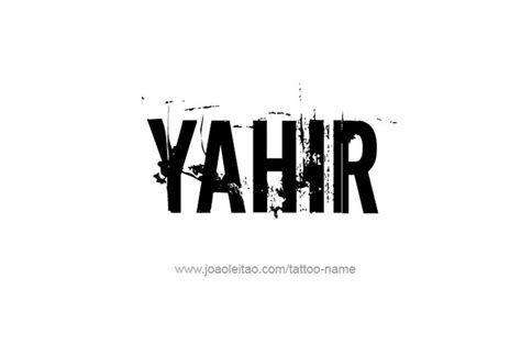 Yahir Name Tattoo Designs | Name tattoo designs, Name tattoos, Tattoo ...