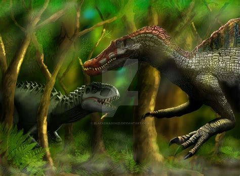 Indominus Rex Vs T Rex Vs Spinosaurus - moveless 2