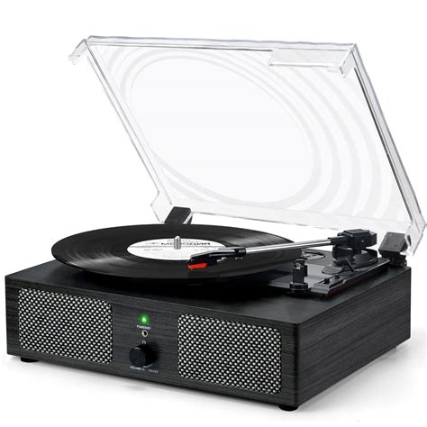 Buy Turntable Vinyl Record Player Wireless With Built In Speakers Usb