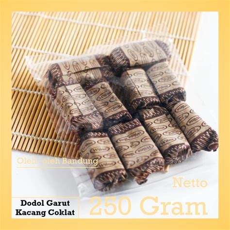 Jual Dodol Garut Kacang Coklat Cemilan Oleh Oleh Khas Garut Kemasan