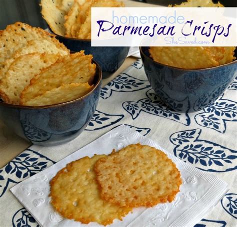 Easy Homemade Parmesan Crisps Recipe Shesaved®