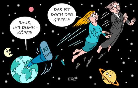 KI Gipfel Von Erl Politik Cartoon TOONPOOL