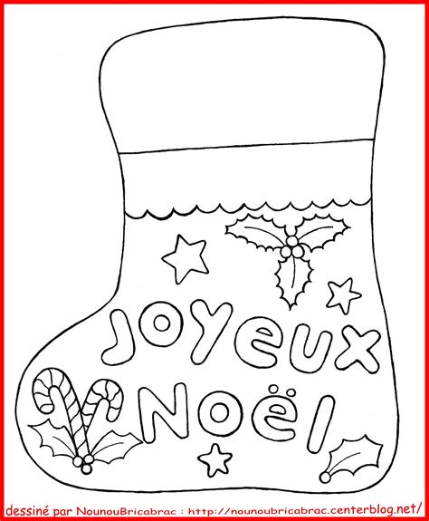 Coloriage à gommettes botte de Noël coloriage noel