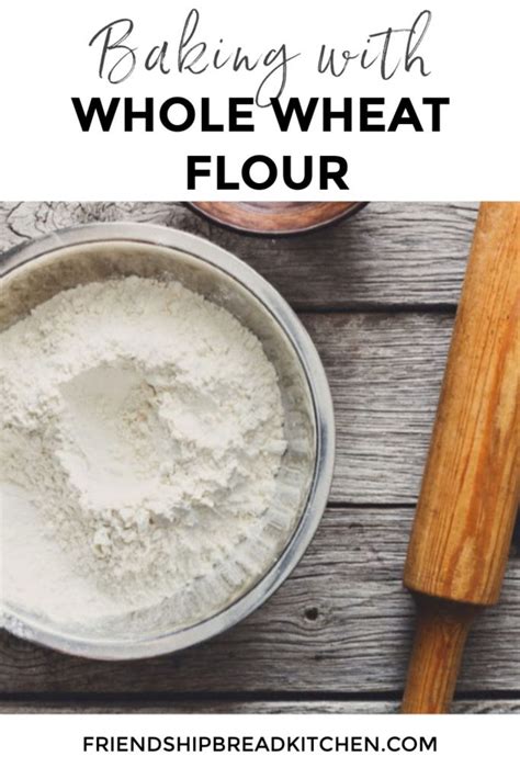 FAQ Can I Substitute Whole Wheat Flour For All Purpose White Flour