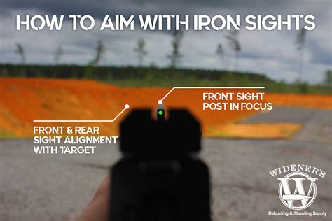 How to aim down iron sights - moztele