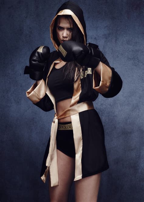 Womens Sexy Knockout Boxer Costume