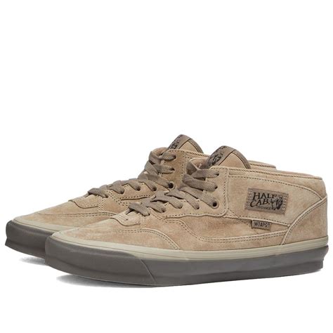 Vans Vault X Wtaps Ua Og Half Cab Lx Sneakers In Brown For Men Lyst Uk