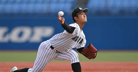 阪神d5位の亜大・岡留が149球でリーグ戦初完投勝利 「最後まで投げ切れてよかった」／東都 サンスポ