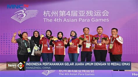 Prestasi Gemilang Kontingen Indonesia Di Asian Para Games 2022 LIP 29