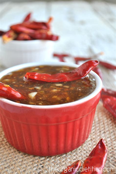 5 Minute Sweet Chili Sauce Made With Clean Ingredients The Organic