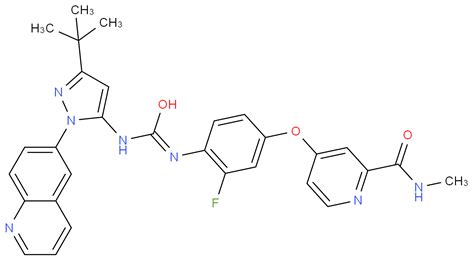 N 3 Tert Butyl 1 Quinolin 6 Yl 1H Pyrazol 5 Yl N 2 Fluoro 4 2