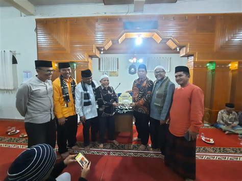 Tsr Sumbar Serahkan Bantuan Rp Juta Untuk Masjid Istiqamah Amcnews