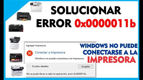 Solucionar Error X B Windows No Puede Conectarse A La Impresora