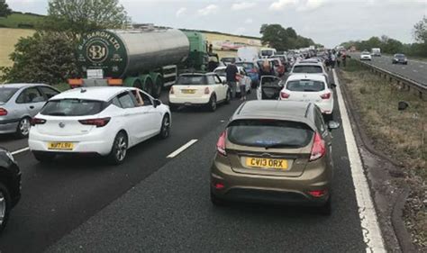 M6 Traffic Latest M6 Fully Closed Northbound After Crash At Junction