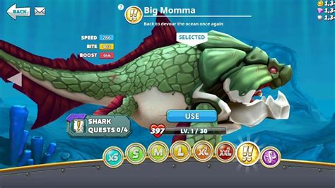 Big Momma Shark Gameplay Hungry Shark World Youtube