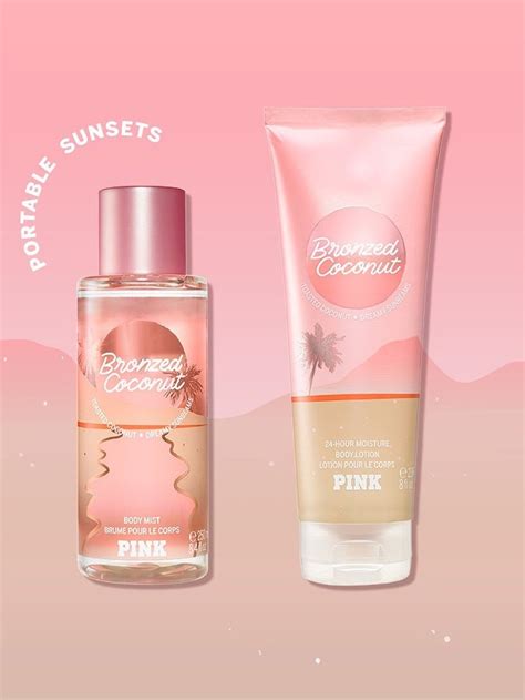 Victorias Secret Pink Paradise Body Mist With Essential Oils Bronzed