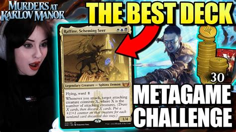 The Best Deck To Win Free Packs🔥mtg Arena Standard Metagame Challenge Gameplay Youtube