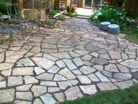 38 Awesome Flagstone Patio Design Ideas Magzhouse Concrete Patios