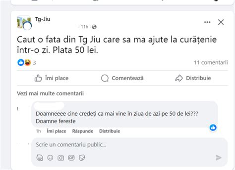 Tg Jiu A Pus Un Anun De Angajare I A Atras O Serie De Reac Ii