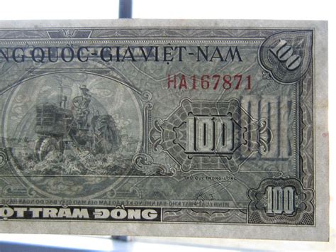 100 Dong Viet Nam Cong Hoa 1955 SOUTH VIETNAM T492 | #3863634876