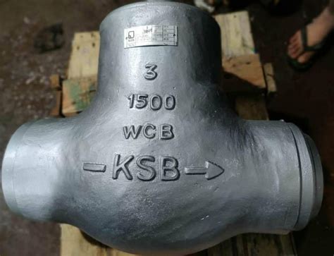 Stainless Steel Cast Steel KSB 2 To 24 Inch Check Valve Butt Weld 1500