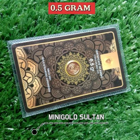 Minigold 0 5 GRAM Emas Logam Mulia EMAS MINI 0 5 GRAM BLACK SERIES