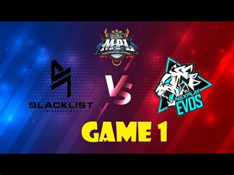 MPL PH S11 Week 8 BLCK Vs NXPE Game 1 YouTube