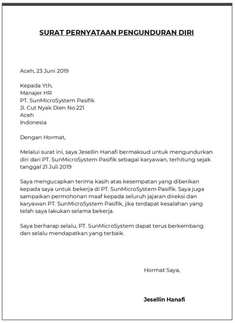 16 Contoh Surat Pernyataan Diri Terlengkap Dan Terbaru Contoh Surat