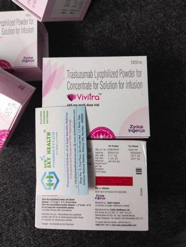 Vivitra 440mg Injection Trastuzumab At Rs 8500 Piece Pharmaceutical