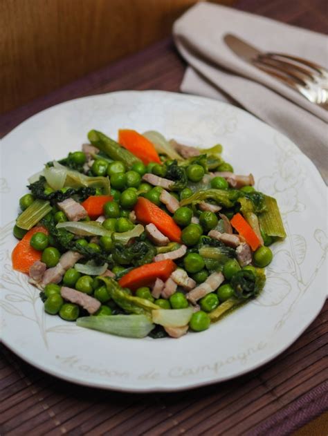 Petits pois à la française Recette traditionnelle