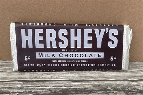 WWII Reproduction Hershey's Chocolate Bar WW2 Candy Bar - Etsy