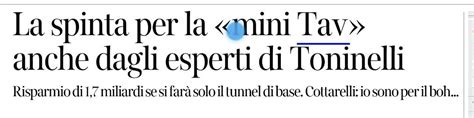 C A Carnevale Maffè on Twitter TAV Facciamo il tunnel ma non