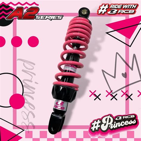 RCB SHOCK A2 SERIES PINK FOR MIO BEAT SKYDRIVE CLICK 330MM Shopee