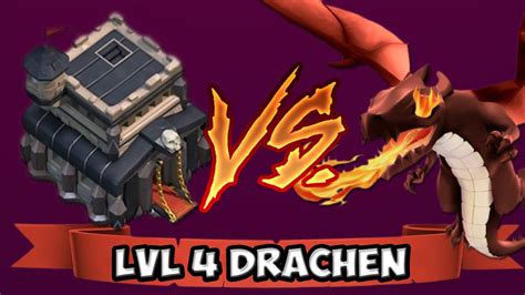 CLASH OF CLANS 424 Lvl 4 DRACHEN VS RH9 Let S Play COC German