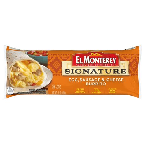 El Monterey Burritos Egg Cheese Sausage Products Lowes Foods To